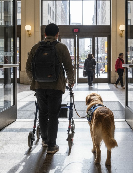 ‘장애인 보조견 출입보장’ 조례 추진… 이동권 넓힌다